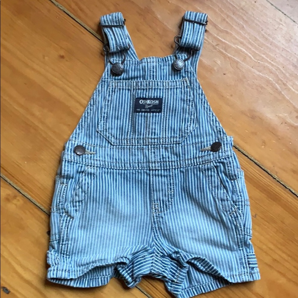 SALE 3/$24 OshKosh B’Gosh Striped Overalls